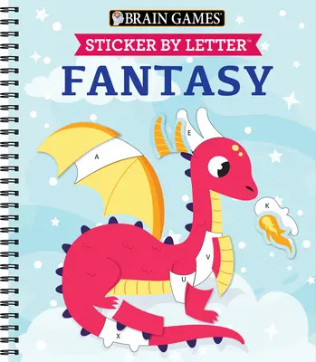 Hry na mozek - Samolepky podle písmen: Fantasy - Brain Games - Sticker by Letter: Fantasy