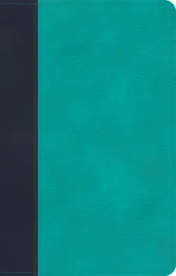 CSB Bible osobní velikosti, námořnická barva/Teal Leathertouch - CSB Personal Size Bible, Navy/Teal Leathertouch