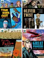 Projekt X Origins Grafické texty: Oxford Level 20: Smíšené balení po 4 kusech - Project X Origins Graphic Texts: Dark Red+ Book Band, Oxford Level 20: Mixed Pack of 4