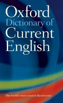 Oxfordský slovník současné angličtiny - Oxford Dictionary of Current English