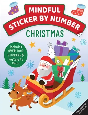 Nálepka podle čísla: Vánoce: - Mindful Sticker by Number: Christmas: