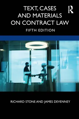 Text, případy a materiály ke smluvnímu právu - Text, Cases and Materials on Contract Law
