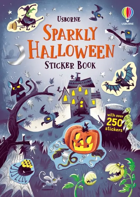 Jiskřivá halloweenská knížka samolepek - Sparkly Halloween Sticker Book