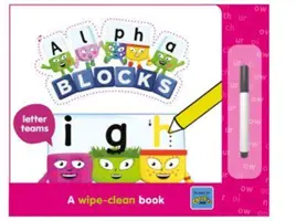 Alphablocks Písmenkové týmy: Stírací knížka - Alphablocks Letter Teams: A Wipe-Clean Book