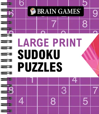 Hry na mozek - velké tištěné hádanky sudoku (Arrow) - Brain Games - Large Print Sudoku Puzzles (Arrow)