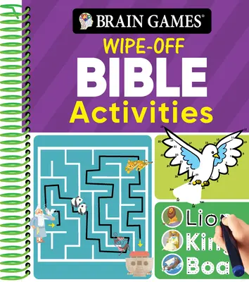 Hry na mozek Stírání: Biblické aktivity - Brain Games Wipe-Off: Bible Activities