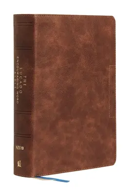 Niv, Lucado Encouraging Word Bible, Brown, Leathersoft, Comfort Print: Bible svatá, nová mezinárodní verze - Niv, Lucado Encouraging Word Bible, Brown, Leathersoft, Comfort Print: Holy Bible, New International Version