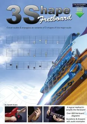 3 Shape Fretboard: Kytarové stupnice a arpeggia jako varianty 3 tvarů durové stupnice - 3 Shape Fretboard: Guitar Scales and Arpeggios as Variants of 3 Shapes of the Major Scale