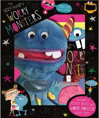 Velmi hladová ustaraná příšerka Sada plyšáků a knih [s plyšákem] - The Very Hungry Worry Monster Plush and Book Box Set [With Plush]
