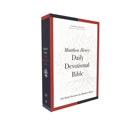 Nkjv, Matthew Henry Daily Devotional Bible, Paperback, Red Letter, Comfort Print: 366 denních pobožností od Matthewa Henryho - Nkjv, Matthew Henry Daily Devotional Bible, Paperback, Red Letter, Comfort Print: 366 Daily Devotions by Matthew Henry