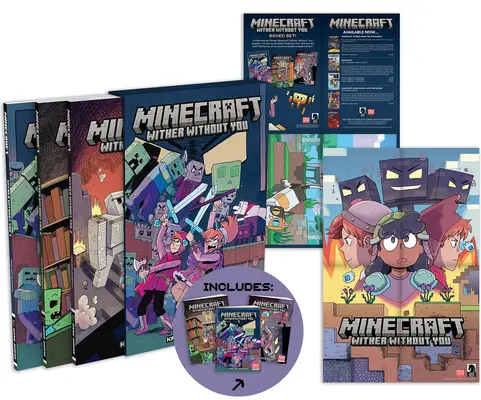 Minecraft: S tebou bez tebe v krabici (grafické romány) - Minecraft: Wither Without You Boxed Set (Graphic Novels)