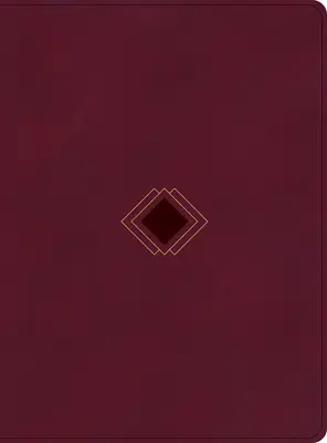 CSB Chronologická bible na každý den, burgundská kůže s dotykem - CSB Day-By-Day Chronological Bible, Burgundy Leathertouch