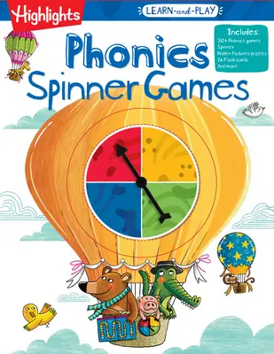 Highlights Learn-And-Play Phonics Spinner Games (hry s fonetickými hláskami) - Highlights Learn-And-Play Phonics Spinner Games