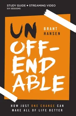 Neodolatelný průvodce biblickým studiem plus streamované video: Jak může jediná změna zlepšit celý život - Unoffendable Bible Study Guide Plus Streaming Video: How Just One Change Can Make All of Life Better