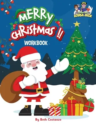 Pracovní sešit s vánočními aktivitami pro děti od 2 do 6 let - Christmas Activity Workbook for Kids 2-6