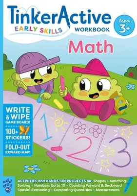 Tinkeractive Pracovní sešit matematiky pro rané dovednosti ve věku 3+ - Tinkeractive Early Skills Math Workbook Ages 3+