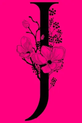 J: Zápisník s iniciálami monogramu: Dárkový deník na míru s monogramem, do kterého můžete psát. - J: Monogram Initial Letter Notebook: Customized Monogrammed Gift Journal To Write In