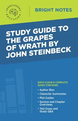 Studijní příručka k Hroznům hněvu od Johna Steinbecka - Study Guide to The Grapes of Wrath by John Steinbeck