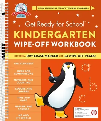 Připravte se do školy: Pracovní sešit pro mateřskou školu Wipe-Off - Get Ready for School: Kindergarten Wipe-Off Workbook