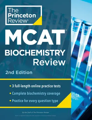 Princeton Review MCAT Biochemistry Review, 2. vydání: Complete Content Prep + Practice Tests - Princeton Review MCAT Biochemistry Review, 2nd Edition: Complete Content Prep + Practice Tests