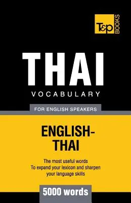 Thajská slovní zásoba pro anglicky mluvící - 5000 slovíček - Thai vocabulary for English speakers - 5000 words