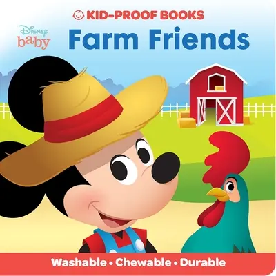 Disney Baby: Dětské knížky pro děti: Farm Friends - Disney Baby: Farm Friends Kid-Proof Books