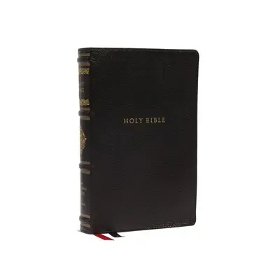 Nkjv, Referenční bible se širokým okrajem, kolekce Sovereign, pravá kůže, černá, červené písmo, komfortní tisk: Bible svatá, Nová verze krále Jakuba - Nkjv, Wide-Margin Reference Bible, Sovereign Collection, Genuine Leather, Black, Red Letter, Comfort Print: Holy Bible, New King James Version