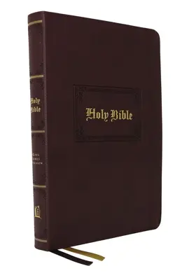 Njv, Reference Bible Large Print Personal Size, Vintage Series, Leathersoft, Brown, Red Letter, Thumb Indexed, Comfort Print: Bible svatá, King James V - Kjv, Personal Size Large Print Reference Bible, Vintage Series, Leathersoft, Brown, Red Letter, Thumb Indexed, Comfort Print: Holy Bible, King James V
