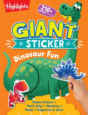 Zábava s obřími samolepkami dinosaurů - Giant Sticker Dinosaur Fun