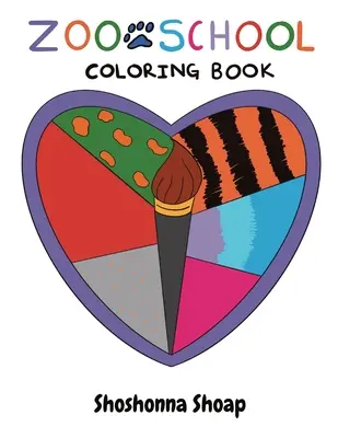 Škola v zoo Omalovánky - Zoo School Coloring Book