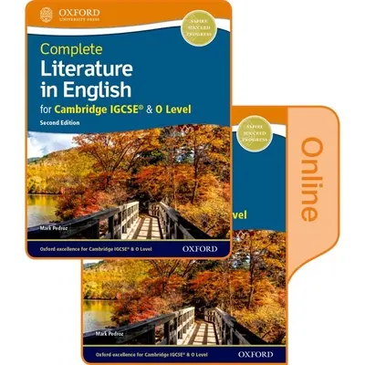 Complete Literature in English for Cambridge Igcse & O Level: V tištěné a online verzi pro studenty - Complete Literature in English for Cambridge Igcse & O Level: Print & Online Student Book Pack