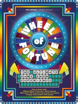 Kolo štěstí v plechovce: S oficiálním kolovrátkem a spoustou hádanek! - Wheel of Fortune Game Tin: With Official Wheel of Fortune Wheel Spinner and Tons of Puzzles!