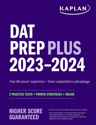 DAT Prep Plus 2023-2024: 2 cvičné testy + osvědčené strategie + online - DAT Prep Plus 2023-2024: 2 Practice Tests + Proven Strategies + Online