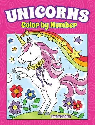 Jednorožci vybarvení podle čísel - Unicorns Color by Number