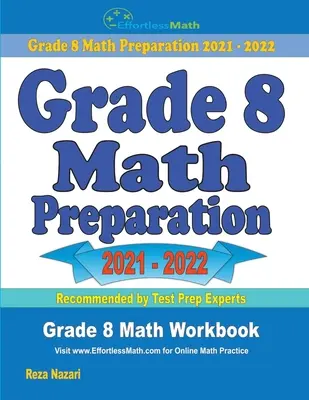 Příprava na test z matematiky pro 8. třídu: Cvičebnice matematiky pro 8. třídu - Grade 8 Math Preparation: Grade 8 Math Workbook