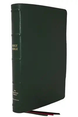 Nkjv, Tenká referenční bible, velký tisk, prémiová kozí kůže, zelená, Premier Collection, červené písmo, pohodlný tisk: Bible svatá, New King Jame - Nkjv, Thinline Reference Bible, Large Print, Premium Goatskin Leather, Green, Premier Collection, Red Letter, Comfort Print: Holy Bible, New King Jame