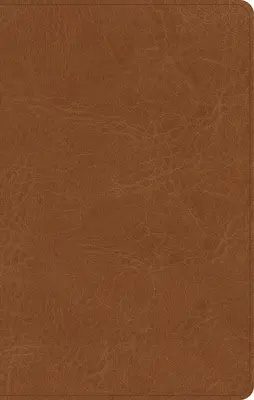 CSB jednosloupcová Bible osobní velikosti, sedlová pravá kůže - CSB Single-Column Personal Size Bible, Saddle Genuine Leather