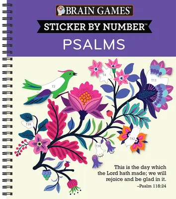 Hry na mozek - Samolepky podle čísel: Žalmy - Brain Games - Sticker by Number: Psalms