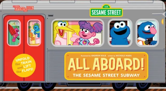 Všichni na palubu! metro v Sezamové ulici (rozšířená kniha nakladatelství Abrams) - All Aboard! the Sesame Street Subway (an Abrams Extend-A-Book)