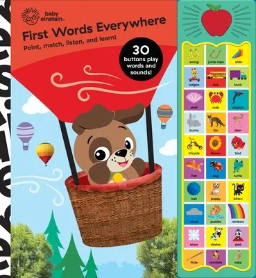 Baby Einstein: Všude první slova a zvuková knížka - Baby Einstein: First Words Everywhere Sound Book