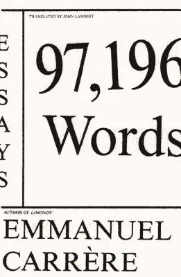 97 196 slov: Eseje - 97,196 Words: Essays