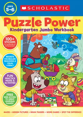 Puzzle Power Kindergarten Jumbo pracovní sešit - Puzzle Power Kindergarten Jumbo Workbook