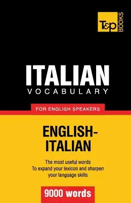 Italská slovní zásoba pro anglicky mluvící - 9000 slovíček - Italian vocabulary for English speakers - 9000 words