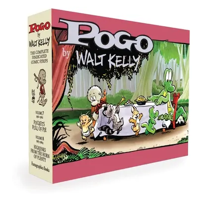 Pogo the Complete Syndicated Comic Strips Box Set: Vols: Svazky: 1. 7 & 8: Kapsy plné koláčů & Hijinks from Horn of Plenty - Pogo the Complete Syndicated Comic Strips Box Set: Vols. 7 & 8: Pockets Full of Pie & Hijinks from the Horn of Plenty