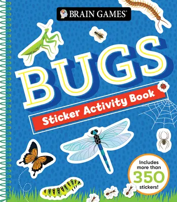 Hry na mozek - samolepky podle čísel: Vychytávky - samolepky (hry): brouci - Brain Games - Sticker Activity: Bugs