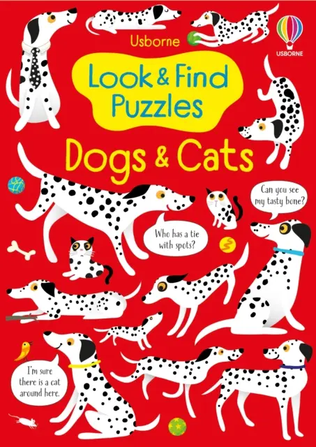 Hledej a najdi hádanky Psi a kočky - Look and Find Puzzles Dogs and Cats
