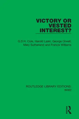 Vítězství nebo partikulární zájem? - Victory or Vested Interest?