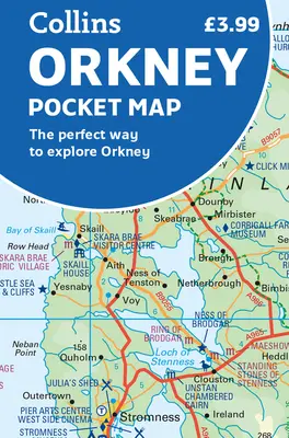 Kapesní mapa Orknejí: Perfektní způsob, jak prozkoumat Orkneje. - Orkney Pocket Map: The Perfect Way to Explore Orkney