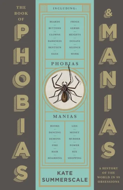 Kniha fobií a manií - Dějiny světa v 99 obsesích - Book of Phobias and Manias - A History of the World in 99 Obsessions
