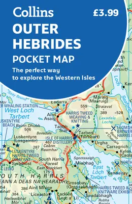 Kapesní mapa Vnějších Hebrid: Ideální způsob, jak prozkoumat západní ostrovy. - Outer Hebrides Pocket Map: The Perfect Way to Explore the Western Isles